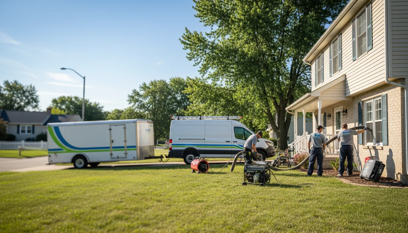 Flooded Basement Restoration And Cleanup With Repair in Mound City, IL near me